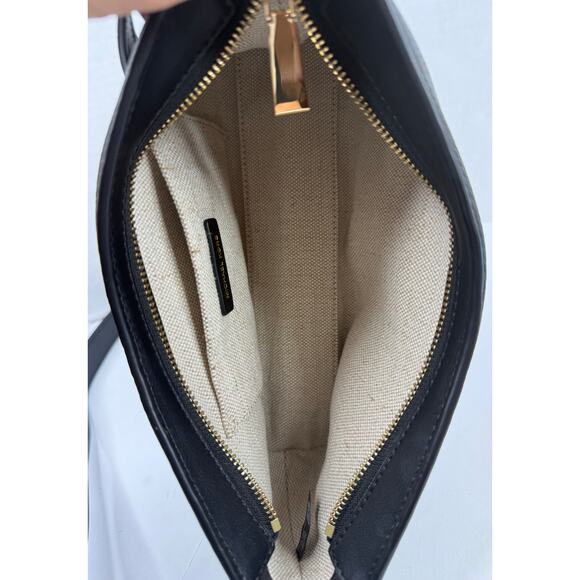 Michael Kors Moore Medium Leather Crossbody Black NWOT - Picture 13 of 16